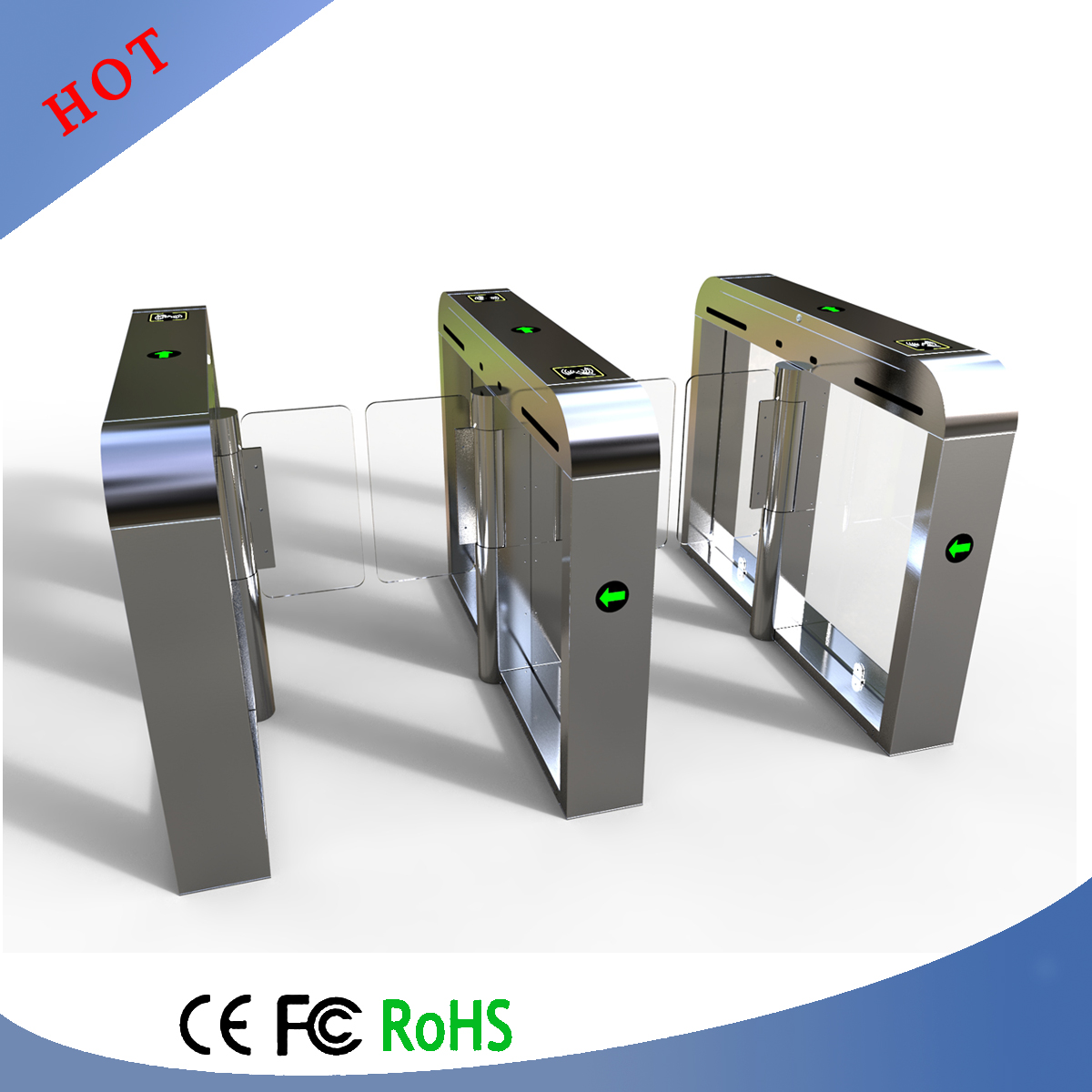 High Quality Office Entry Turnstiles Gate with Card Reader