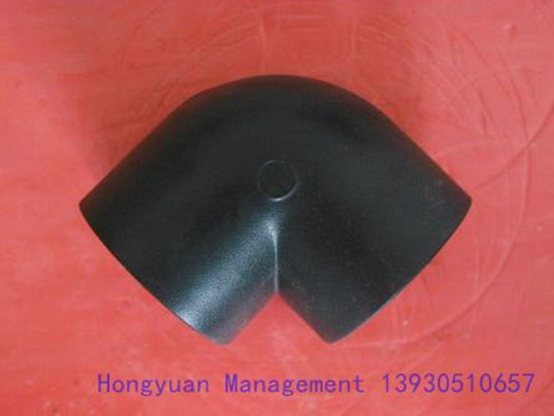 Black Plastic Pipe Fitting PE Socket 90 Degree Elbow