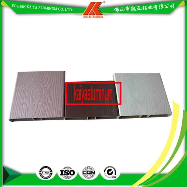 China Supplier Wood Grain Aluminum Profile For Windows And Door