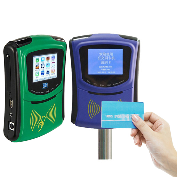 The City Bus Ticket Validator With NFC Contactless Charging Payment