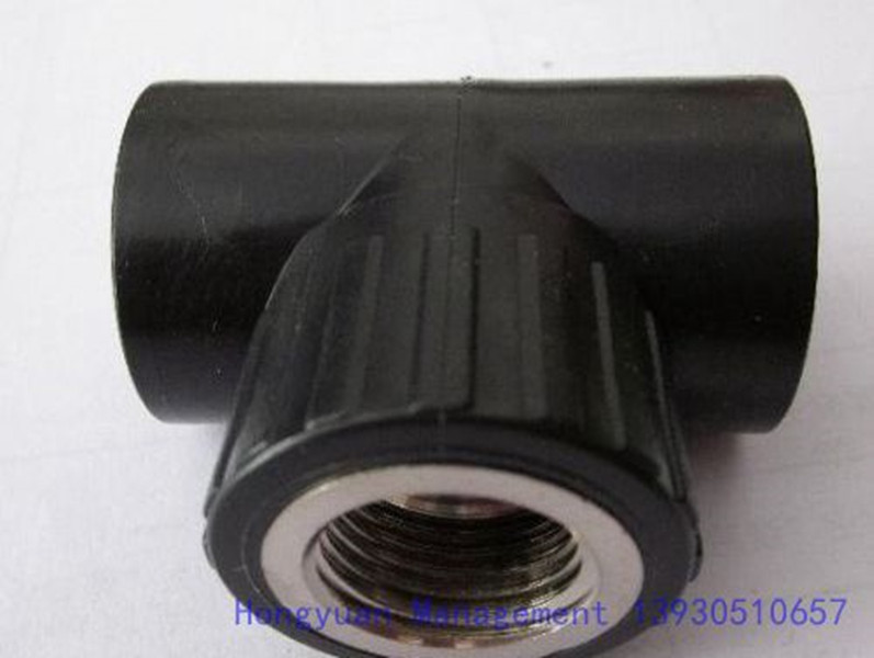 PE Copper Inside Thread Tee Pipe Fitting