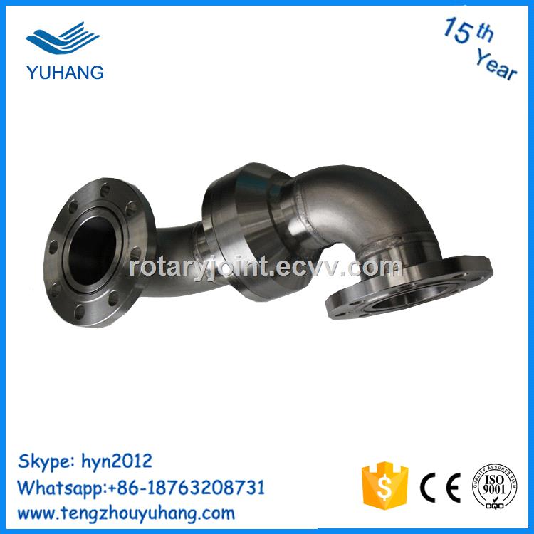 Stainless steel high pressure hydraulic swivel joint Flange connection high temperature rotary union