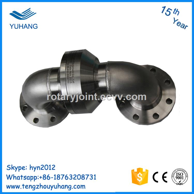 Stainless steel high pressure hydraulic swivel joint Flange connection high temperature rotary union