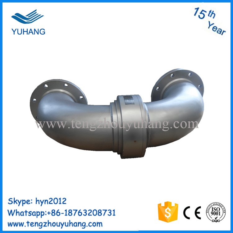 Stainless Steel High Pressure Water Swivel Joint Elbow Flange High Temperature Hydraulic Rotary Union Accept Custom