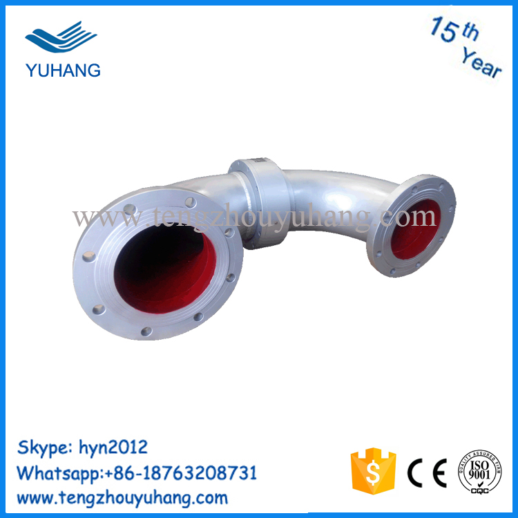 Stainless Steel High Pressure Water Swivel Joint Elbow Flange High Temperature Hydraulic Rotary Union Accept Custom