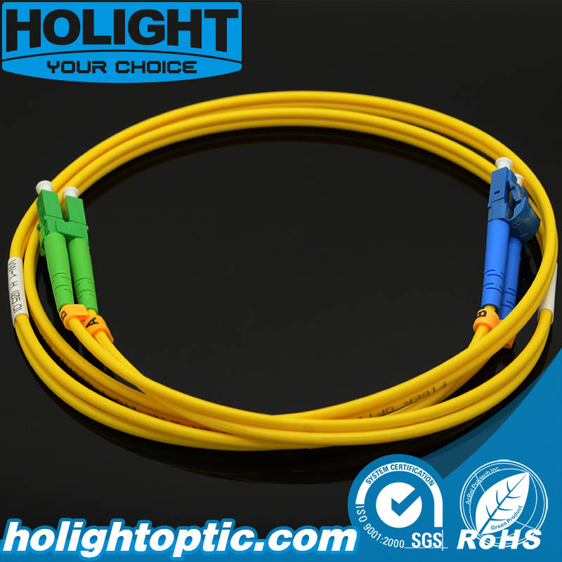 Fiber Patch Cord LC APC to LC Duplex SM 