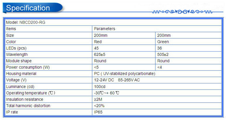 Good Quality 200mm Red Cross Green Arrow LED Traffic Light