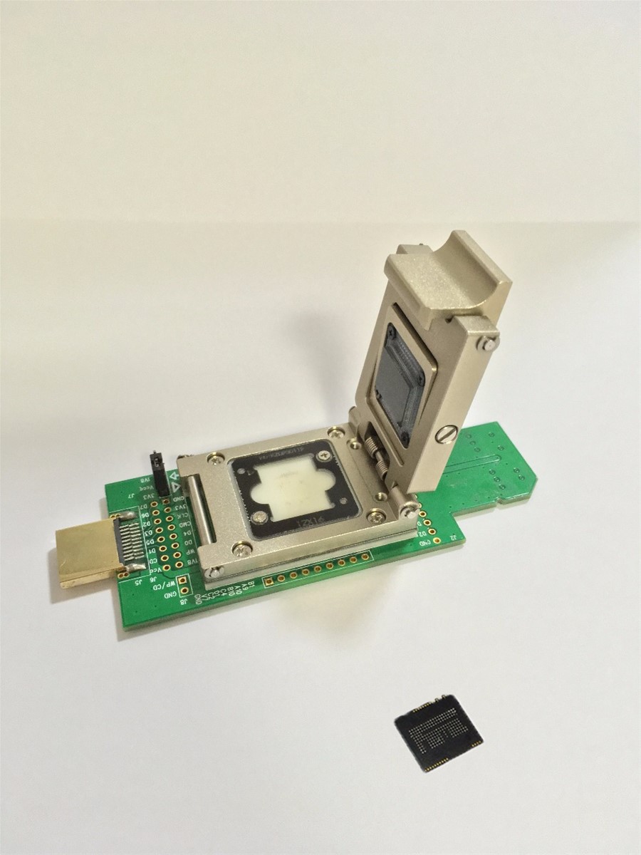 SD interface reader for eMCP162186 socketadapter to USBHDMI data recovery with Alloy clamshell programming adapter SD interface reader for eMCP162186 socketadapter to USBHDMI data recovery with Alloy clamshell programming adapter