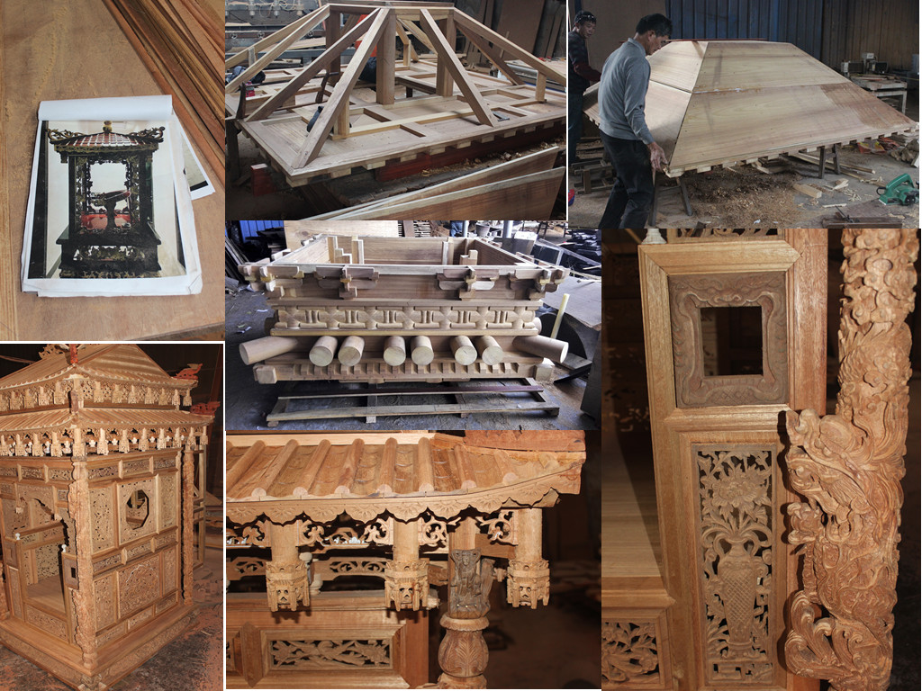 Ancient Wood Carving Architecture