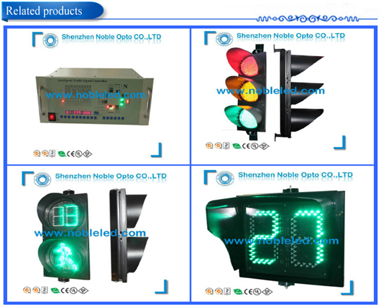 200mm Pedestrian Light With Countdown With Dynamic Green Pedestrian Yellow Countdown