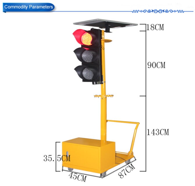 Easy Installation 200mm Road Safety Directional PortableTraffic Lights On Sale