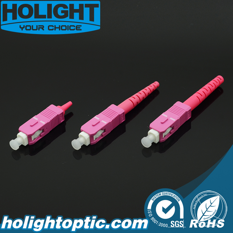 Fiber Optic Connector Sc Om4 09mm 20mm and 30mm 