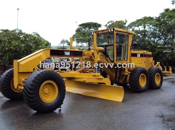 Used Caterpillar Motor Grader 14h with Four Scarifier on Sale for Construction