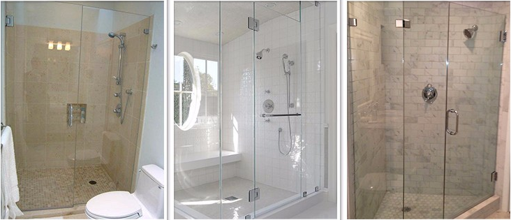 Adjustable Shower Hinge 180 Degrees Rotatable Glass Door Hinge