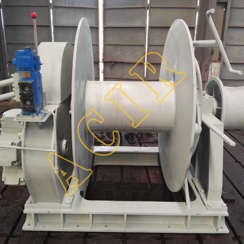 Electric Hydraulic Mooring Winch with Single Double Drum