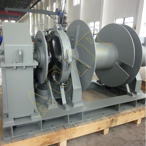 Horizontal Combined Anchor Windlass Single Double Mooring Drums for Ship