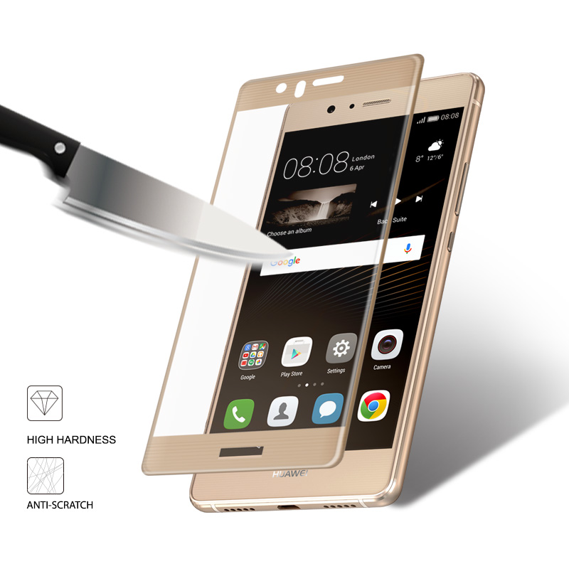 Tempered Glass Screen Protector 3D curved Full cover For Huawei P9 033MM