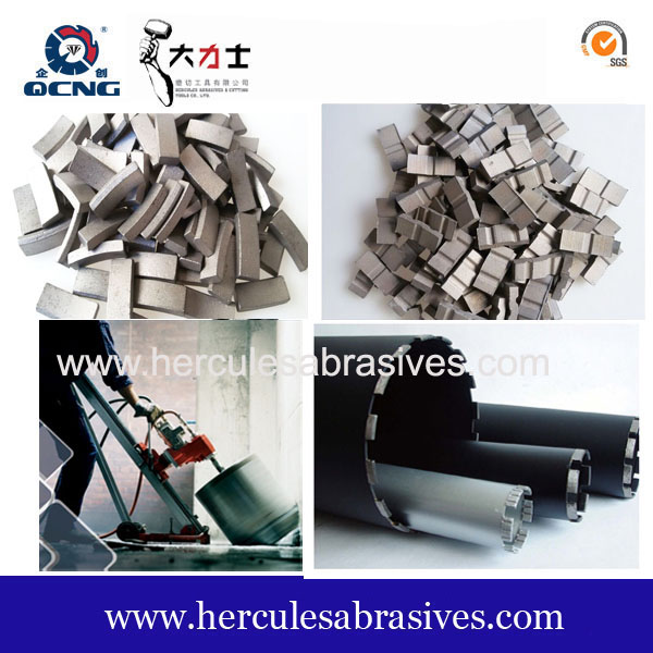 Core drill bit segment diamond segment for concrete drill bit