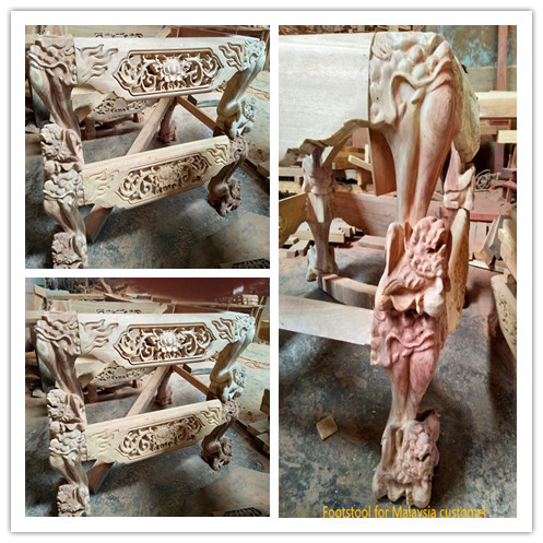 Chinese Antique Wood Carving Architecture Accessories