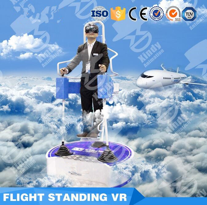 360 degree swivel joint target shooting VR fly 9d VR skydriving simulator in Shopping mall