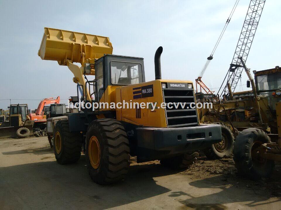 Used Komatsu WA380 Wheel LoaderJapanese Cheap Price Front Loader