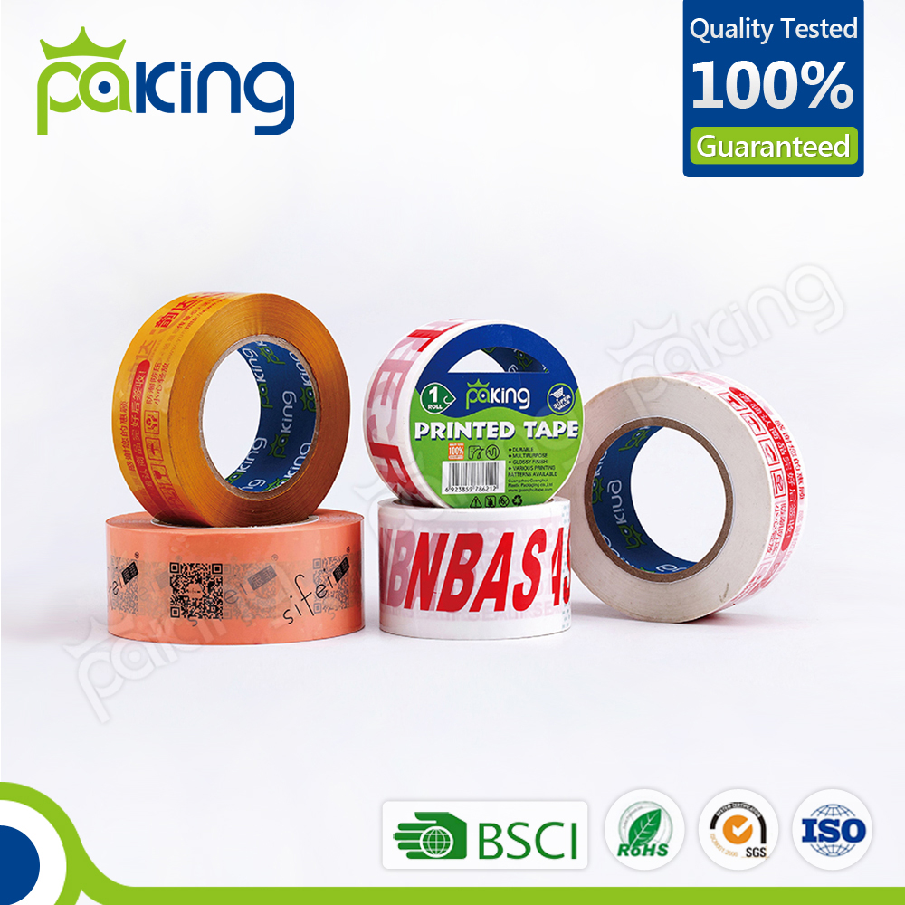Free Sample Custom Logo Printed Packing Tape with Low Noise