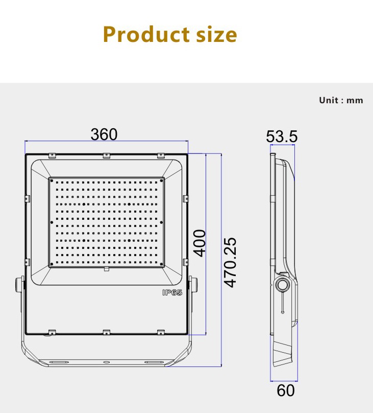30W50W80W100W150W200W Led Flood Light for outdoor building facade