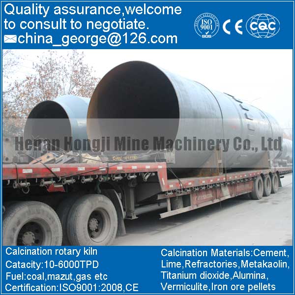 Factory Price Good Quality bauxite rotary kiln Sold to Mary Oblast