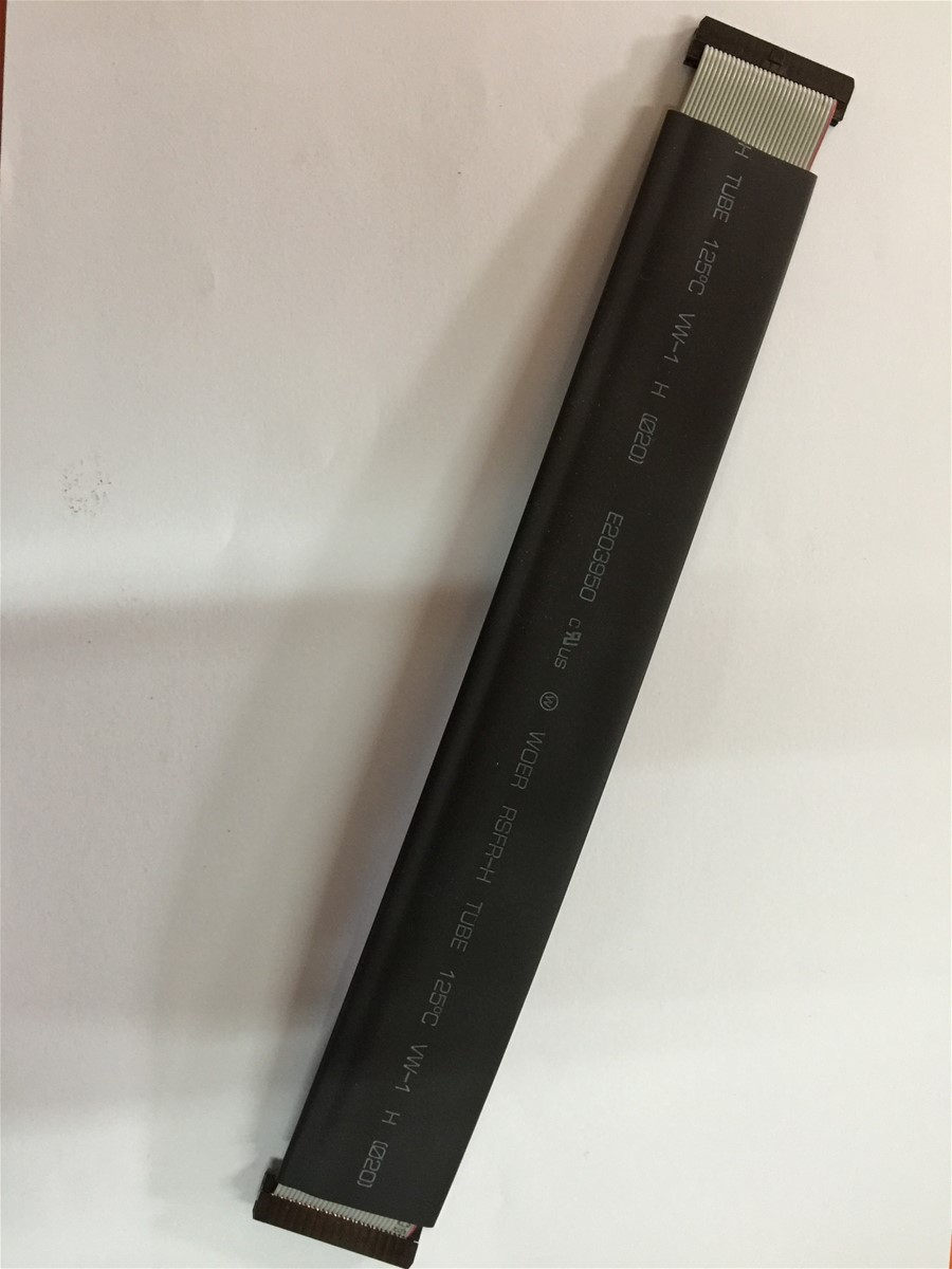 customized Flat cable complies with UL and RoHS standards 3P Colorful Flat Cable with PE Insulation