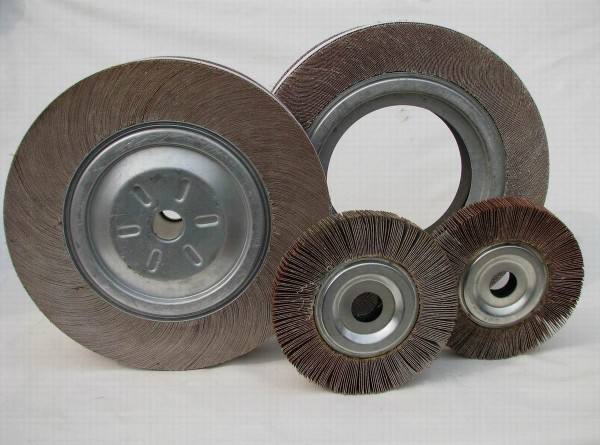 300x50x32mm Grit 120 aluminum oxide flap wheel with large hole for polishing and grinding metal and knives