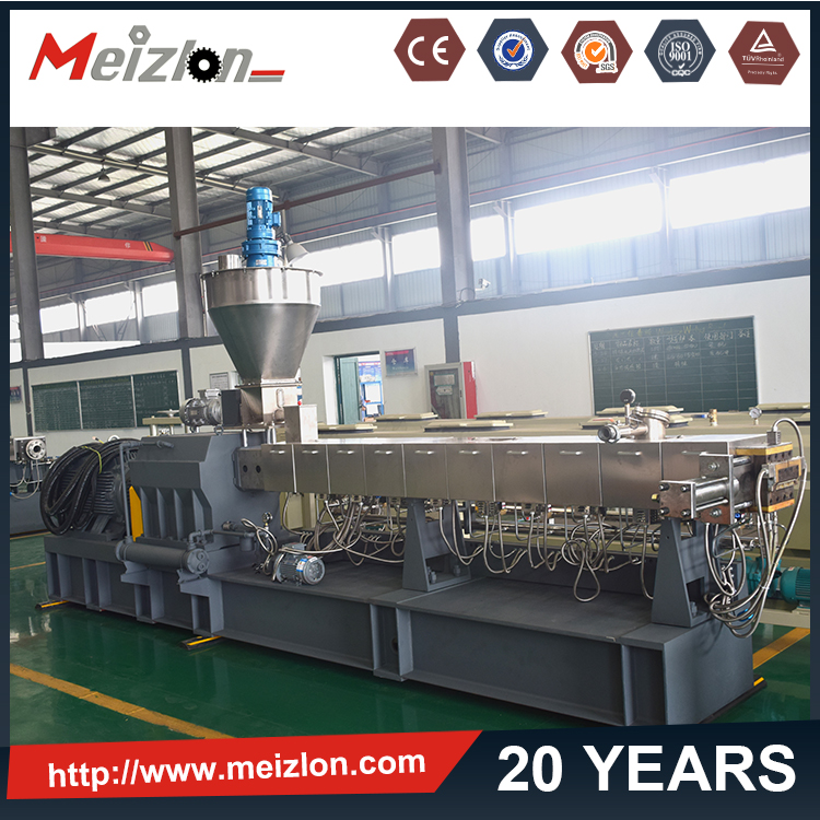 MTE65plastic recycling machine manufacturer for plastic PE PP recyclingplastic pelletizing machinetwin screw extruder