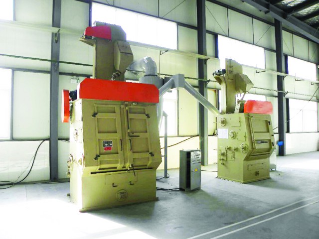 Q32 shotblasting machinesmall sand blasting machine