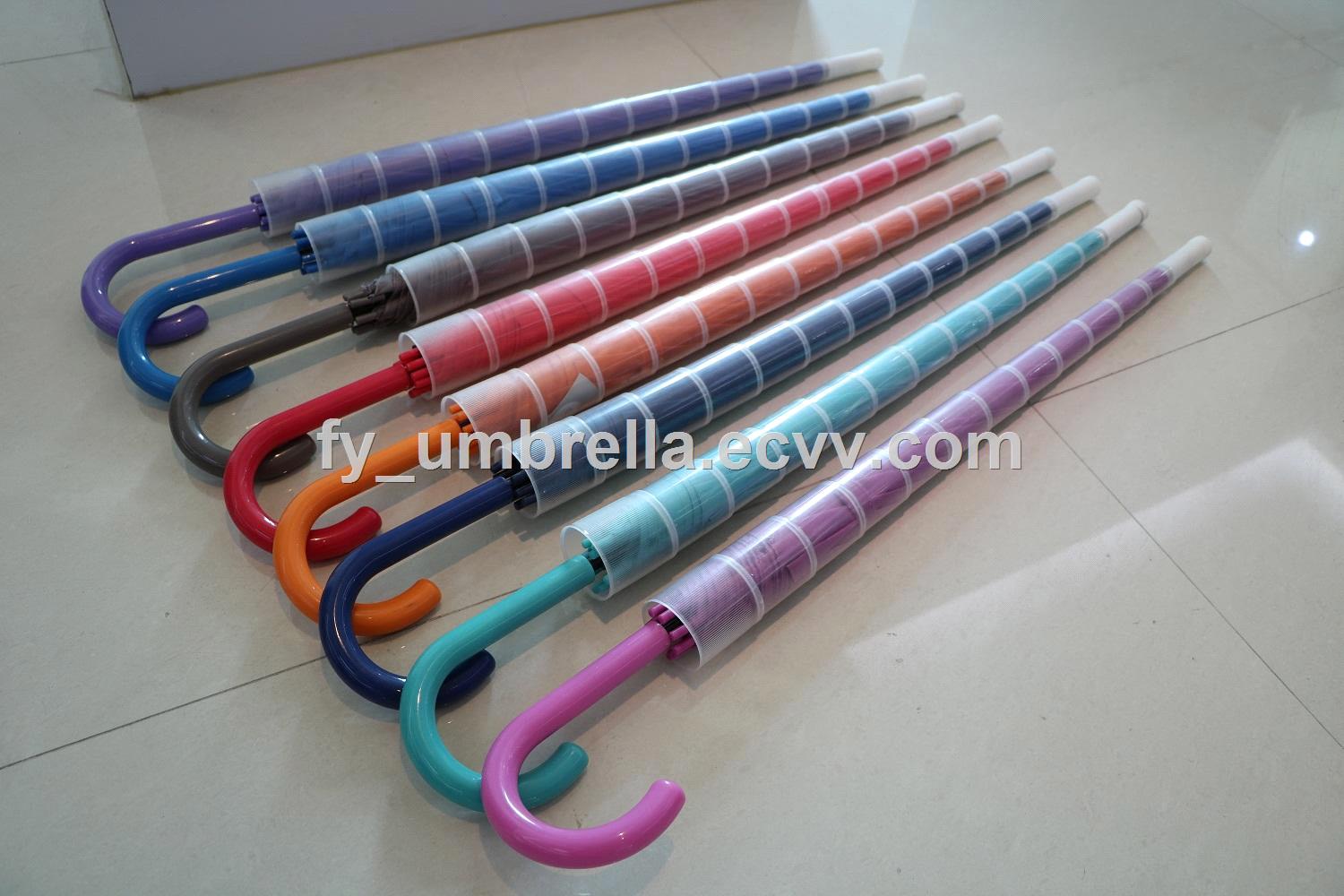 Straight umbrella Auto with drip cover