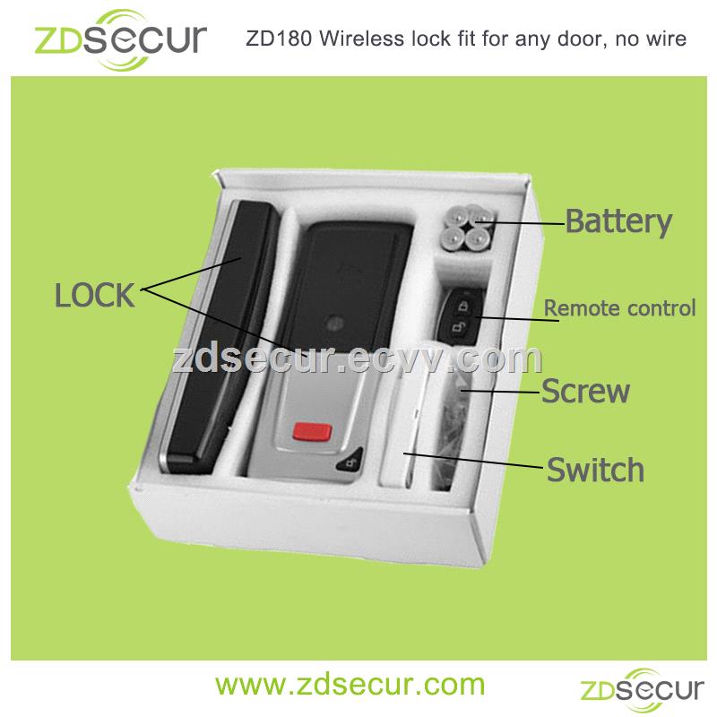 433mHz wireless lock fit for any door install it for yourself