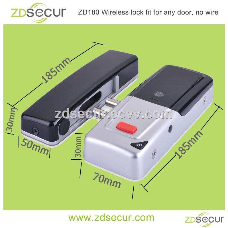 433mHz wireless lock fit for any door install it for yourself