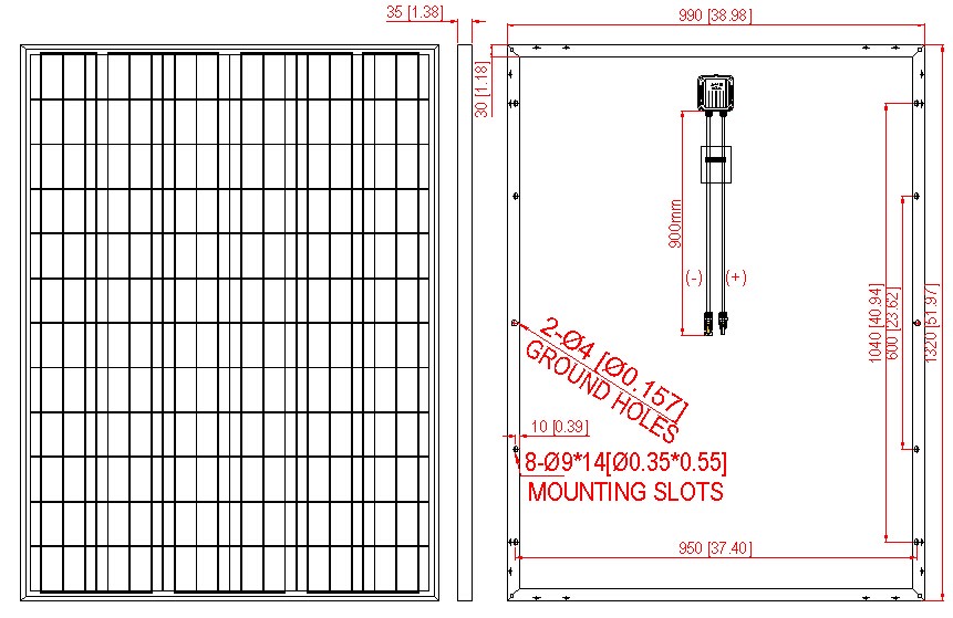 High Efficiency Poly Solar Panel 200W195W72
