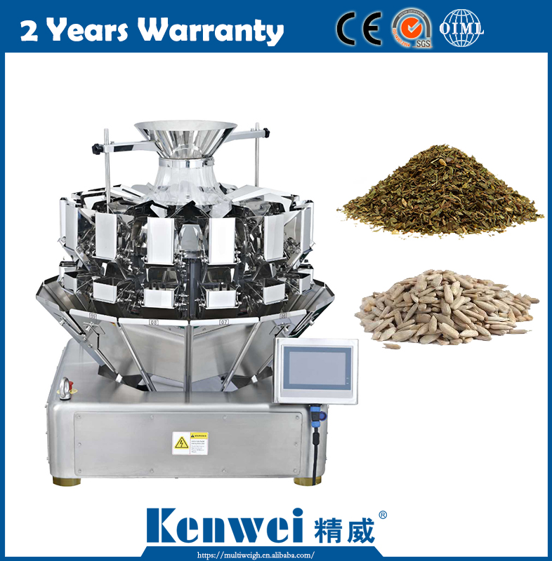 small weight granules suach chicken essence seeds weigher with multi hoppers for higher accuracy