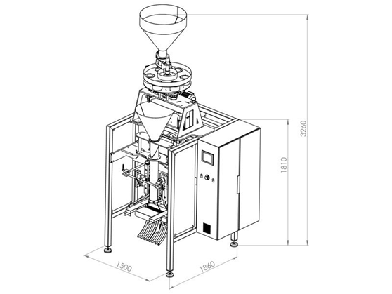 BMV SERIES Packaging Machine with Volumetric Filler