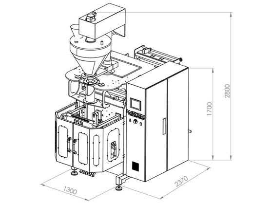 IMA SERIES Packaging Machine with Auger Filler