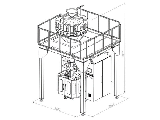 IMW SERIES Packaging Machine with Multihead Weigher