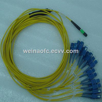 Fiber Optical Patch Cord Cable MPOSC 24 core Singlemode