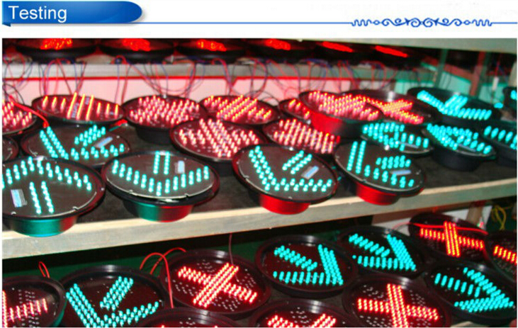 Wholesale 200mm LED Traffic Red Cross And Green Arrow Signal Light