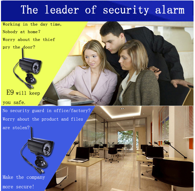 Multifunction wireless home burglar alarm system with Night Vision Camera BLE9