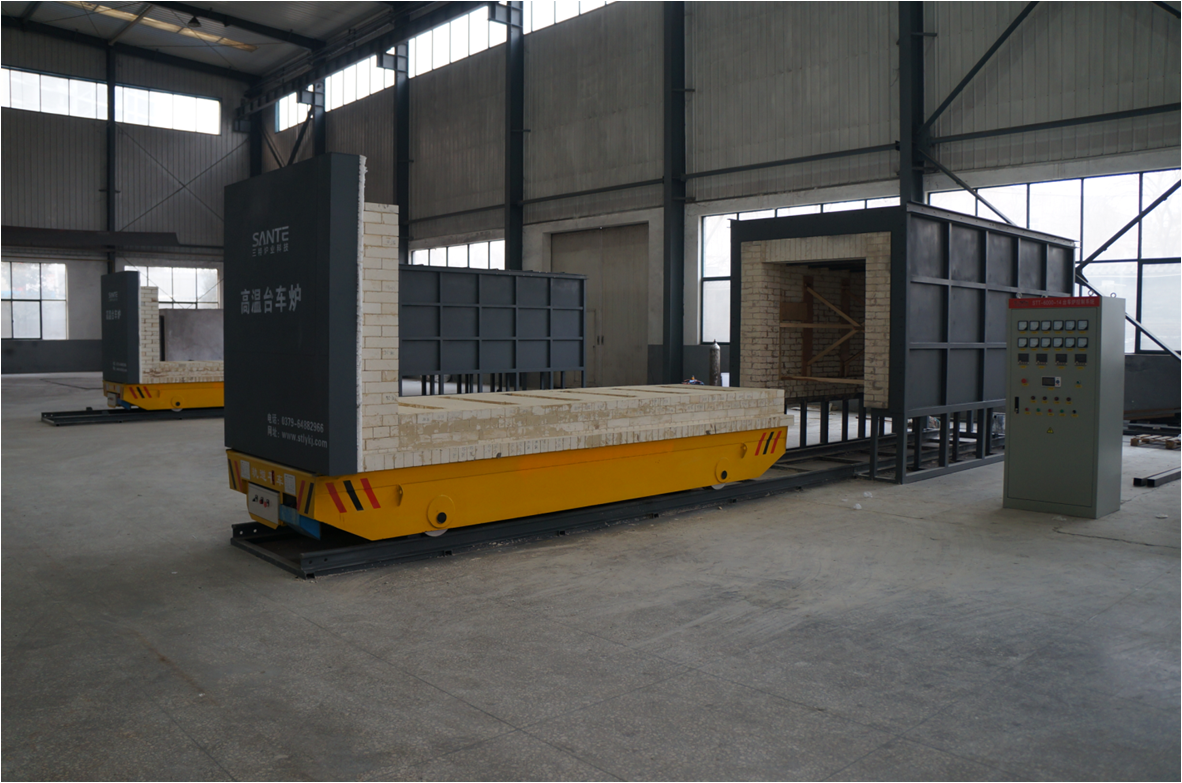 1300c car type electric furnace for industrial heat treatment