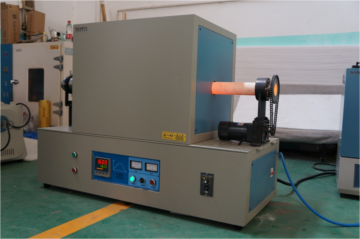 1400c rotary tube furnace for heat treatment