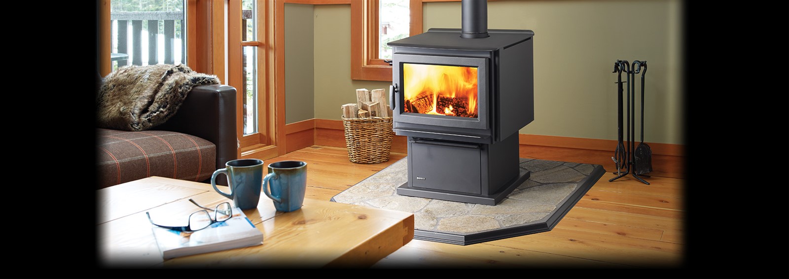 Ecofan Air Burning heat powered Stove Fan