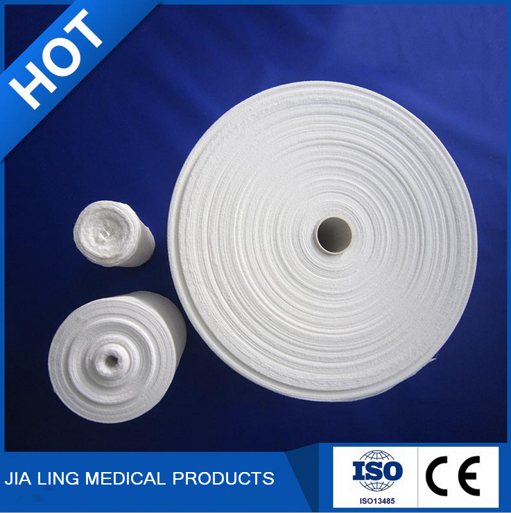 Hubei Factory Supply 100 Cotton Gauze Roll with Low Price