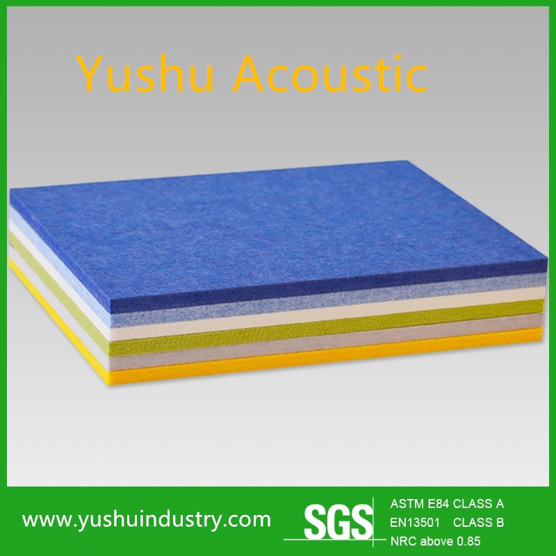 embossed fireproof polyester fiber acoustic board