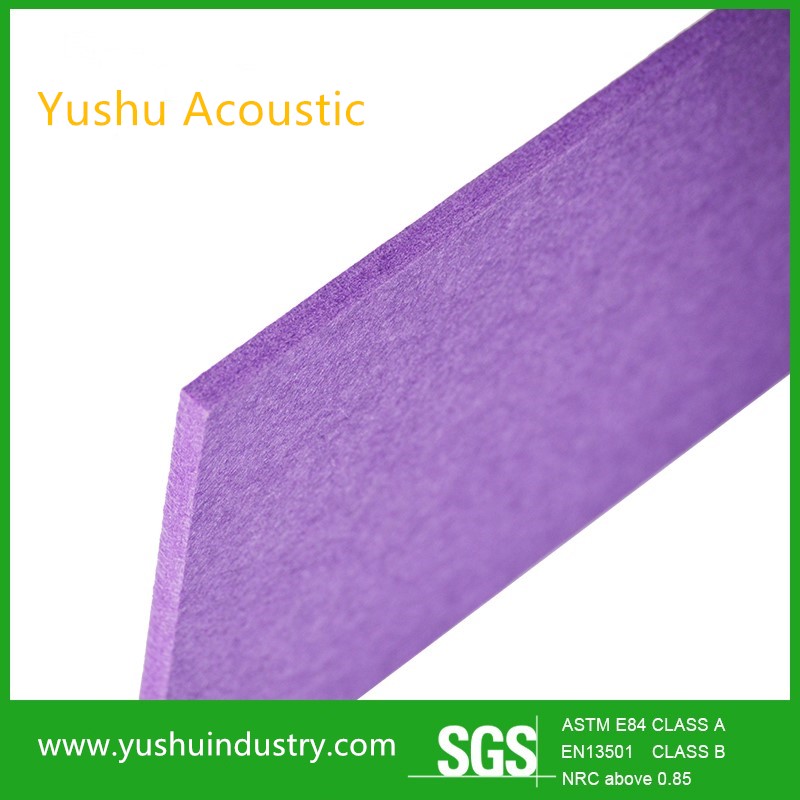 embossed fireproof polyester fiber acoustic board