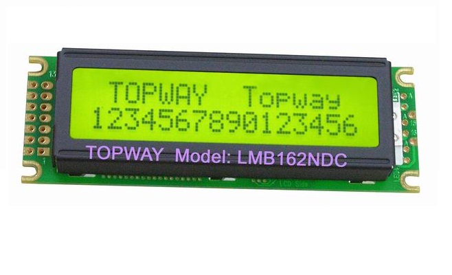 16X2 Character LCD Module Alphanumeric COB Type LCD Display LMB162N